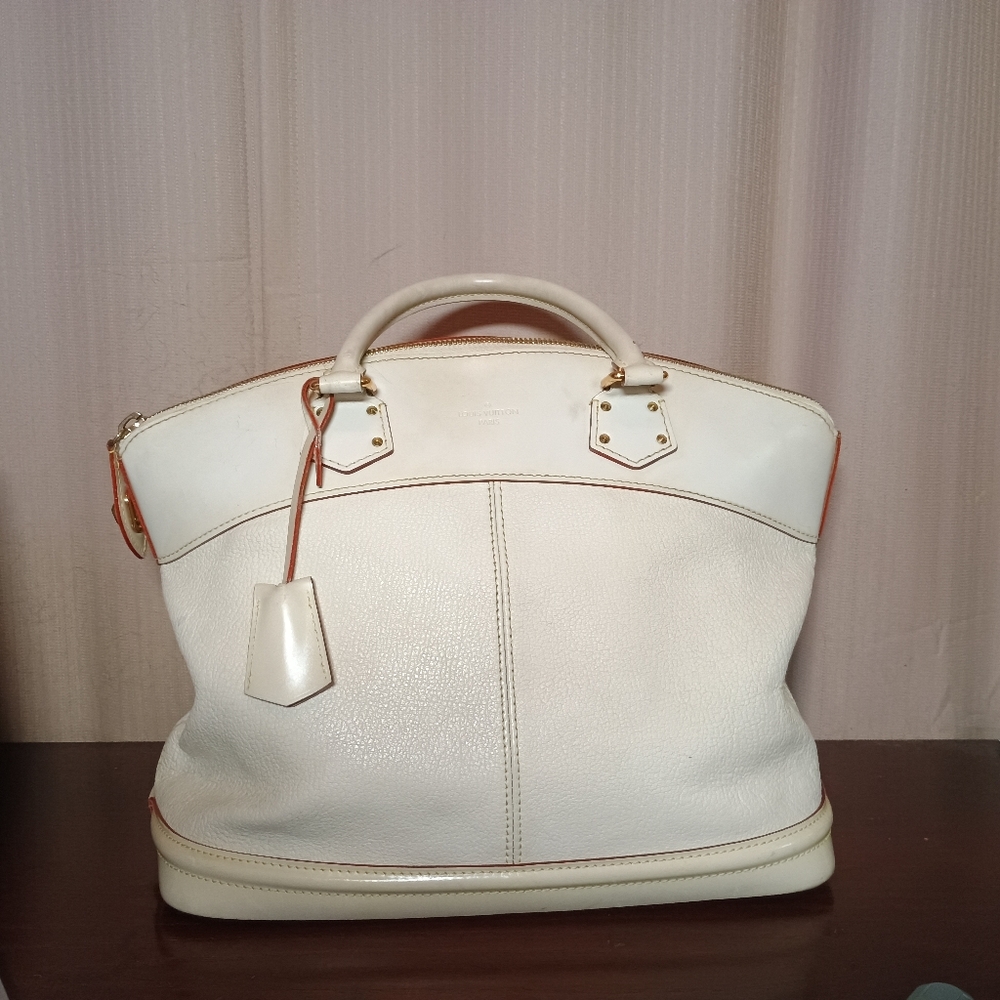 Louis Vuitton Lockit Leather Handbag